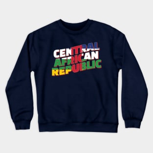 Central African Republic vintage style retro souvenir Crewneck Sweatshirt